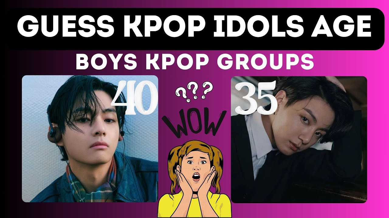 Guess The Kpop Idol Age | Kpop Quiz | Korean Celebrities Age