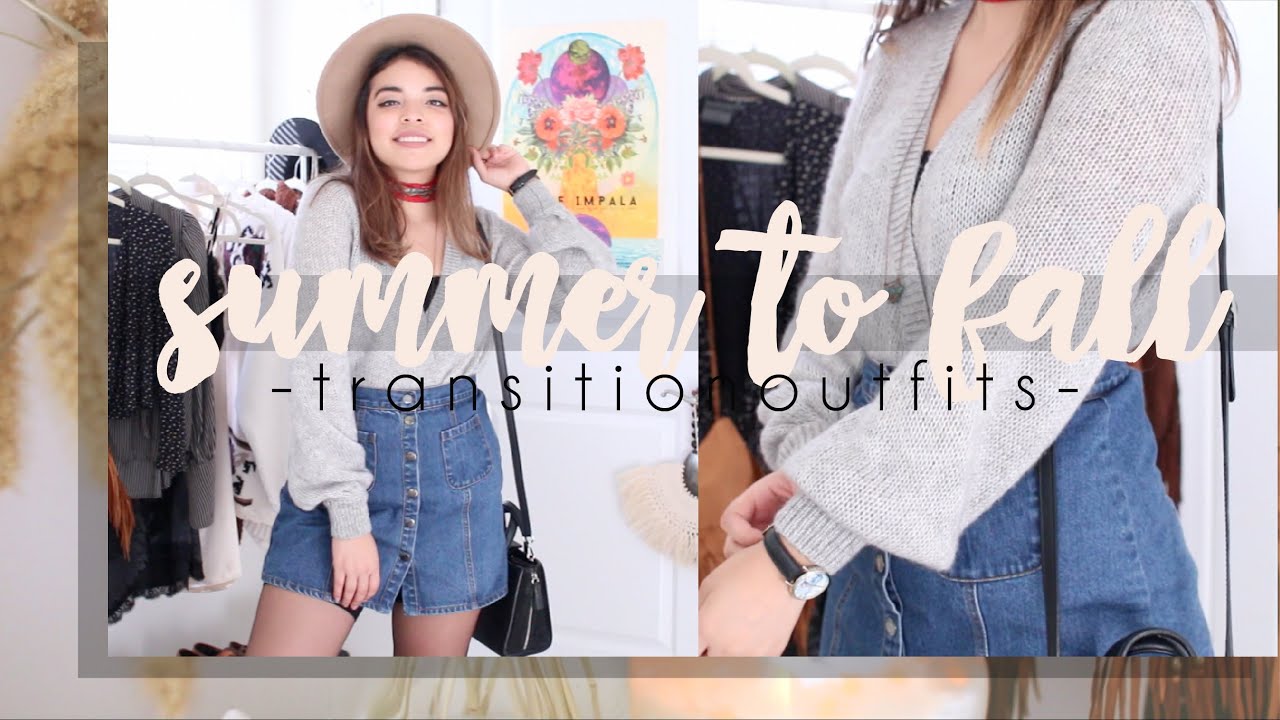 Summer to Fall Transition Outfits 2016 🍂
