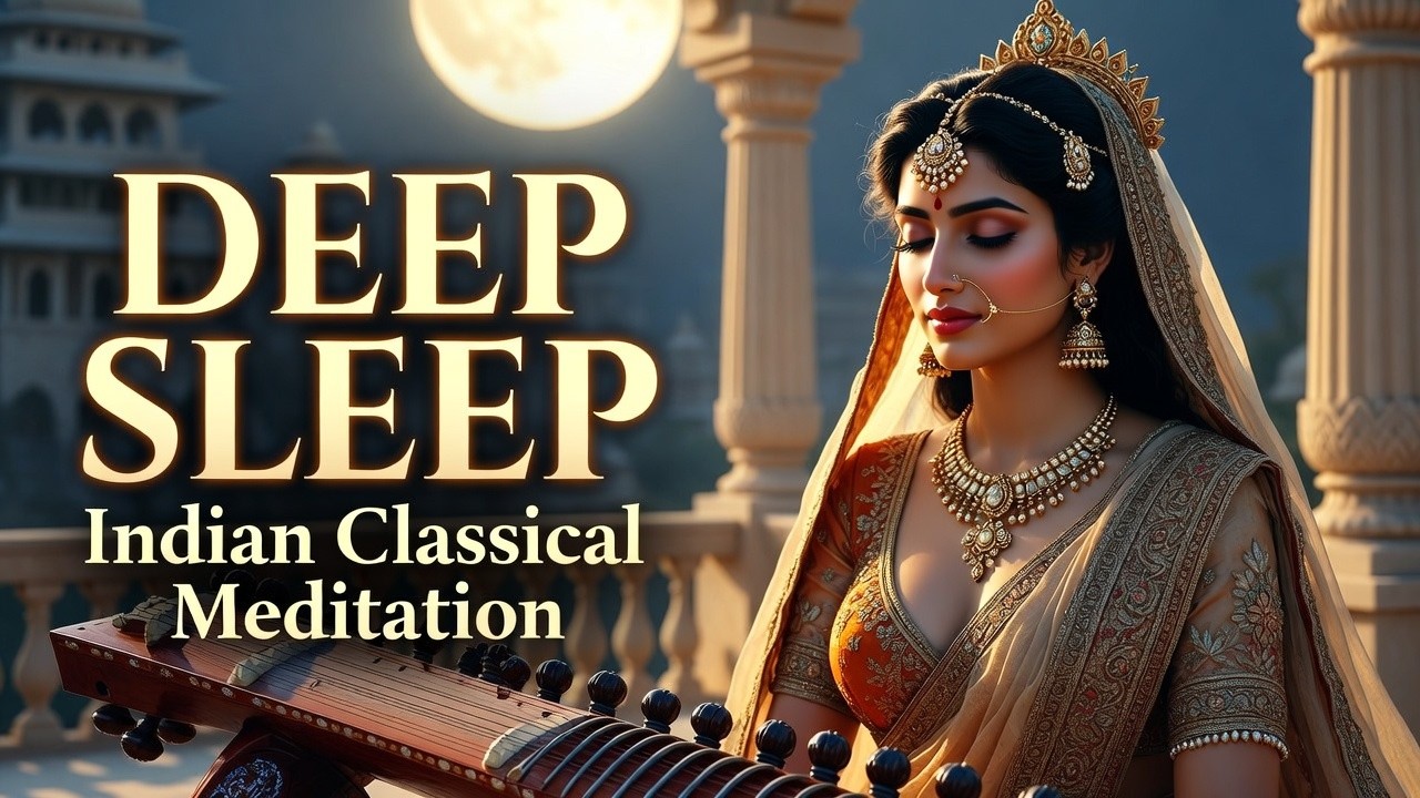 🌙 432Hz Deep Sleep Music | Indian Classical Meditation 🧘‍♀️ Sitar & Bansuri Flute ✨
