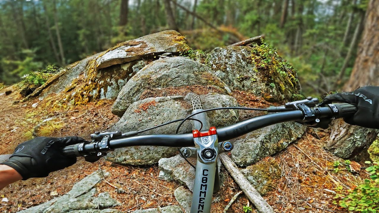 The Double Black Trail With A Dozen Rock Slabs