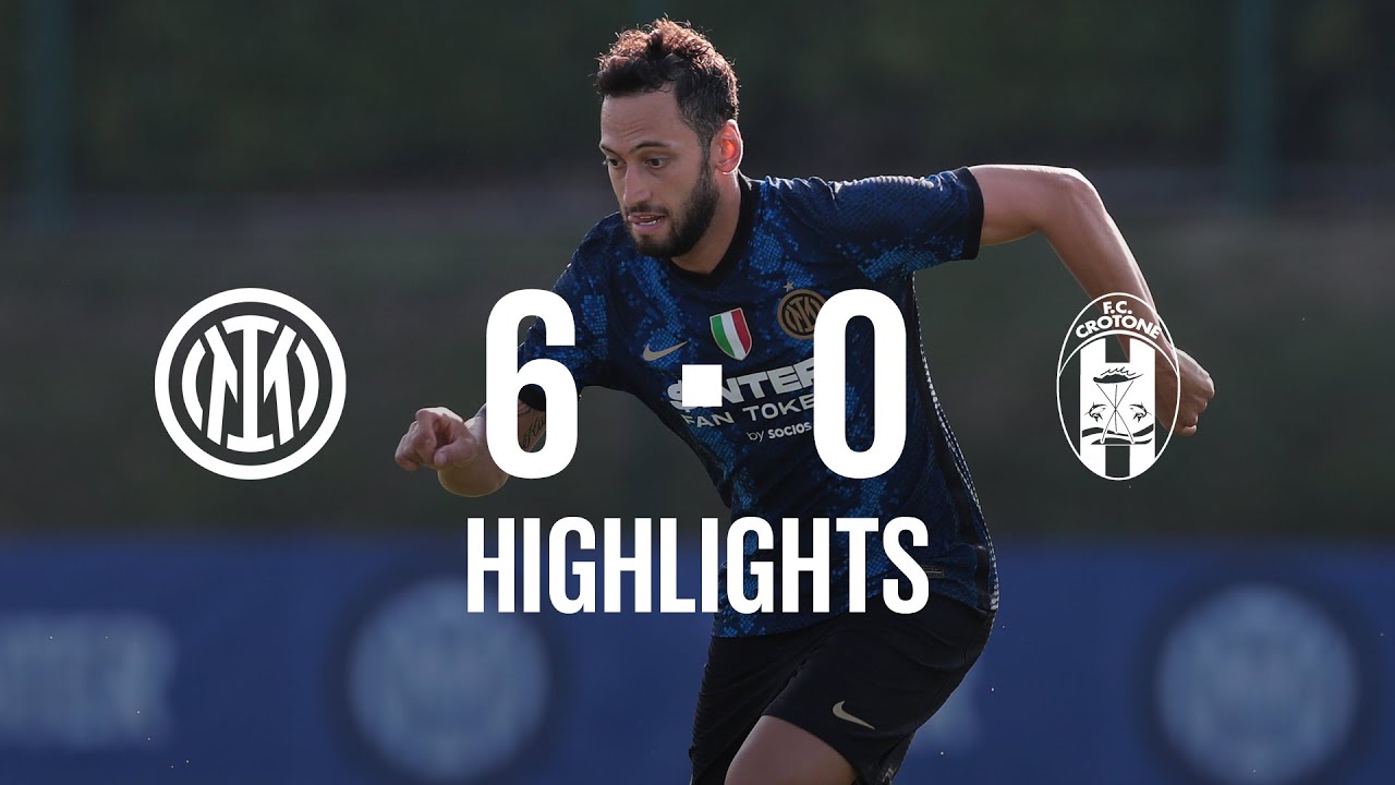 INTER 6-0 CROTONE | FRIENDLY MATCH HIGHLIGHTS | Calhanoglu produces an inspirational display! ⚽🖤💙