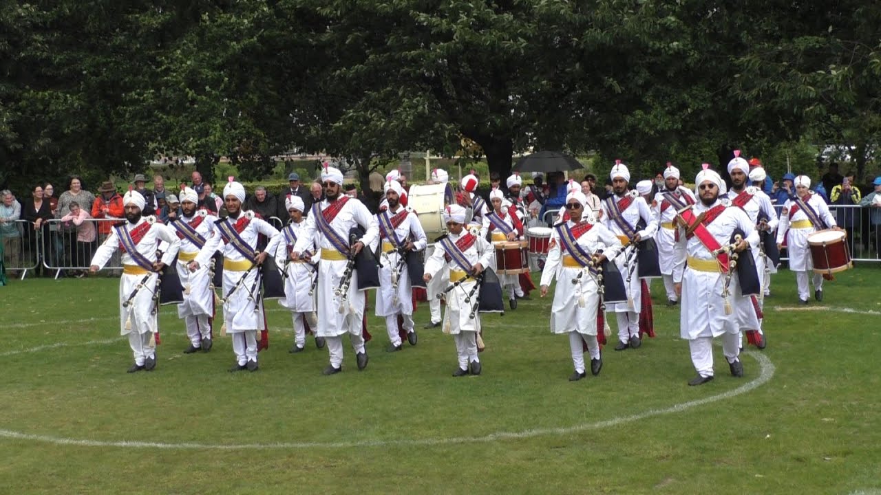 Sri Dasmesh Pipe Band at The World Pipe Band Championship 2023