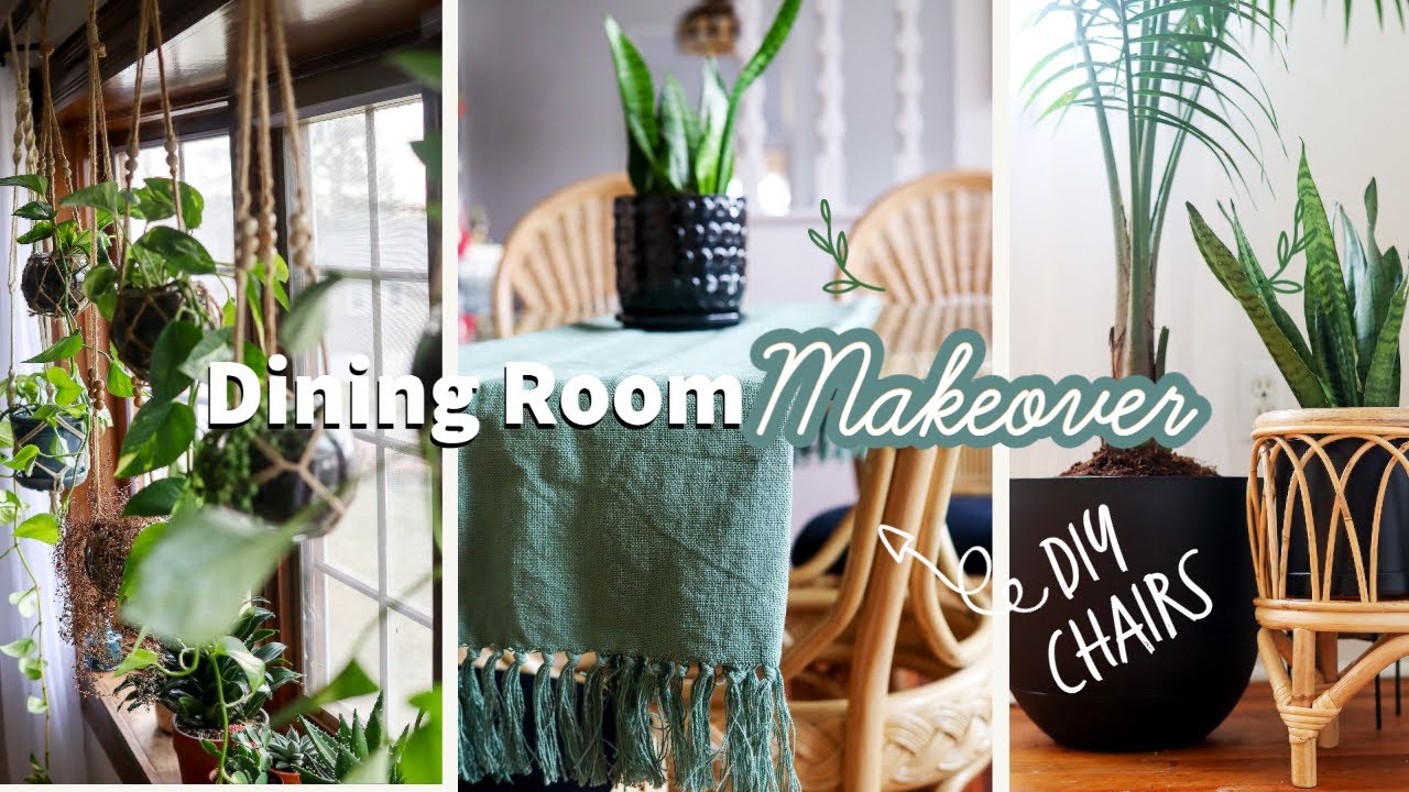 COMPLETE DINING ROOM MAKEOVER on a Budget 2022| decorate with me