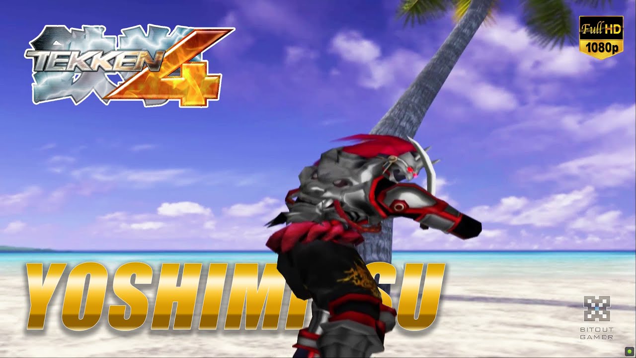 Tekken 4 (鉄拳4) | Arcade Mode | Yoshimitsu's Gameplay in Full HD