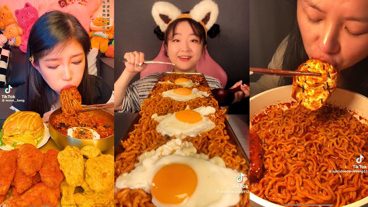 ULTIMATE ASIAN SPICY MUKBANG 🔥🌶️ | 30 minutes tiktok compilation #spicy food mukbang