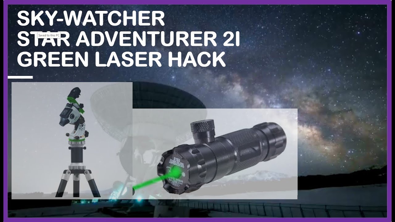 Sky-Watcher Adventurer 2i With Green Laser Pointer