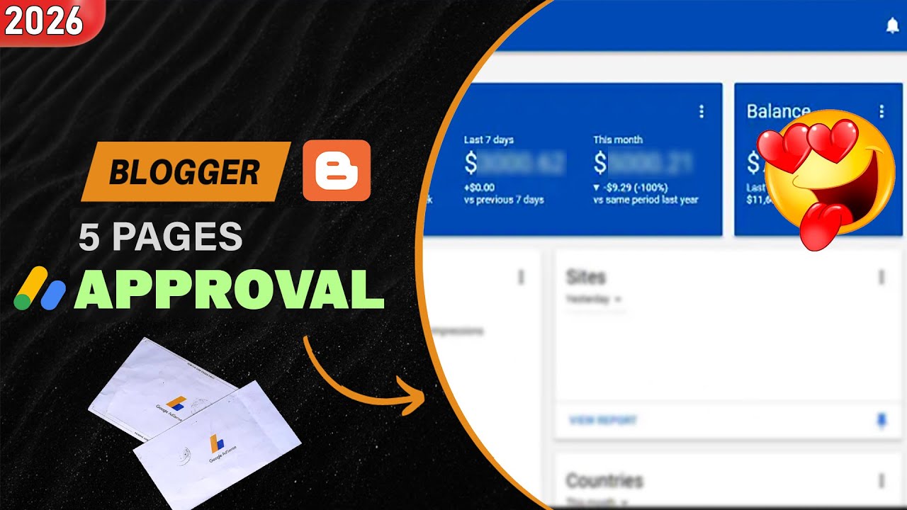 Важные страницы для блога на Blogger в 2026 году 💯 Полное руководство по одобрению AdSense