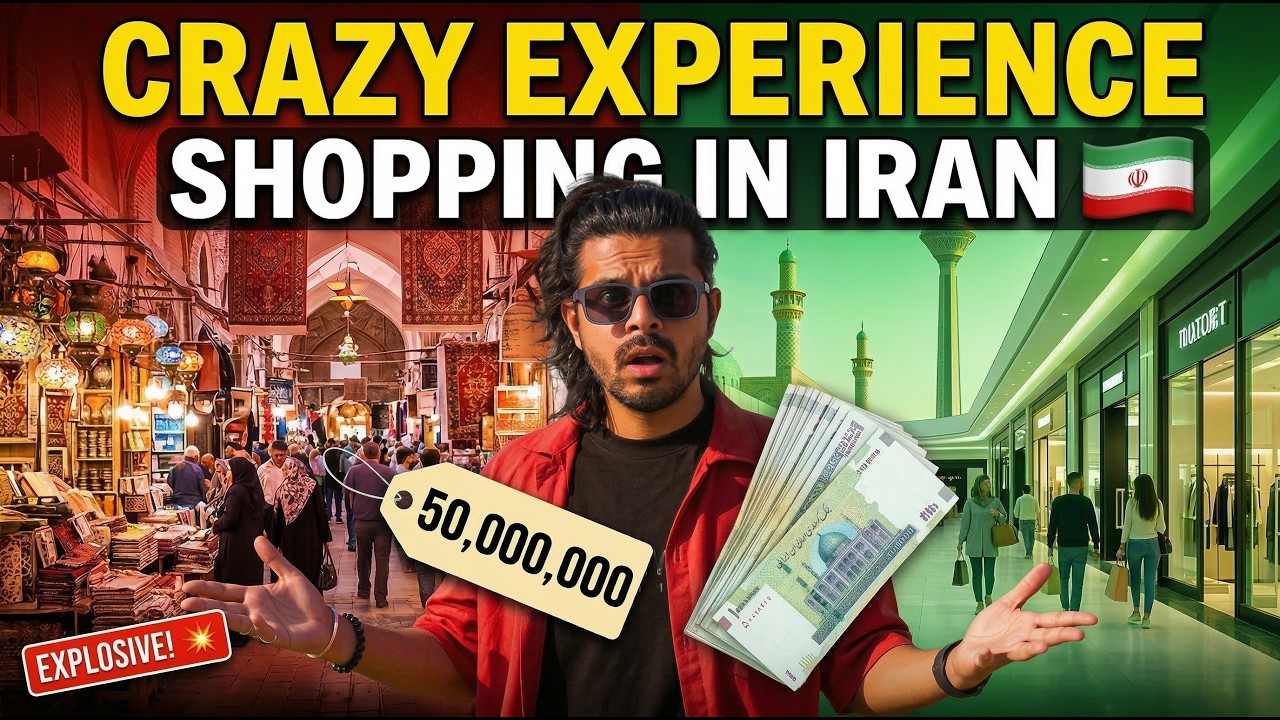 I Didn’t Expect This: CRAZY EXPERIENCE Shopping in Iran with Strangers |Desi Tourist