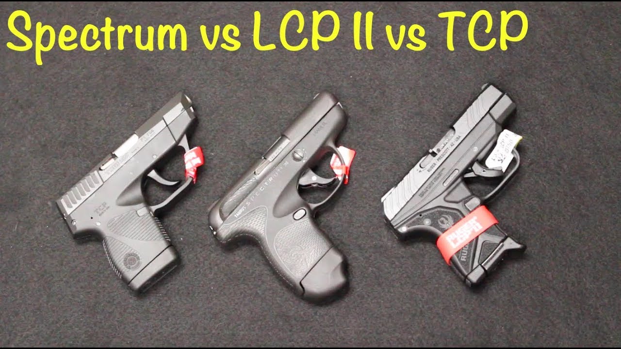 Taurus Spectrum против Ruger LCP II против TCP