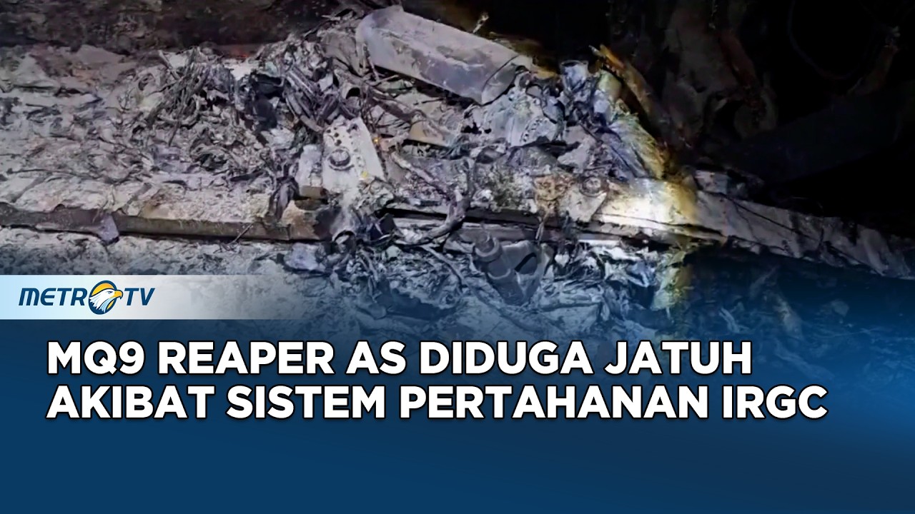Iran Klaim Tembak Jatuh Drone MQ-9 AS di Bandar Abbas