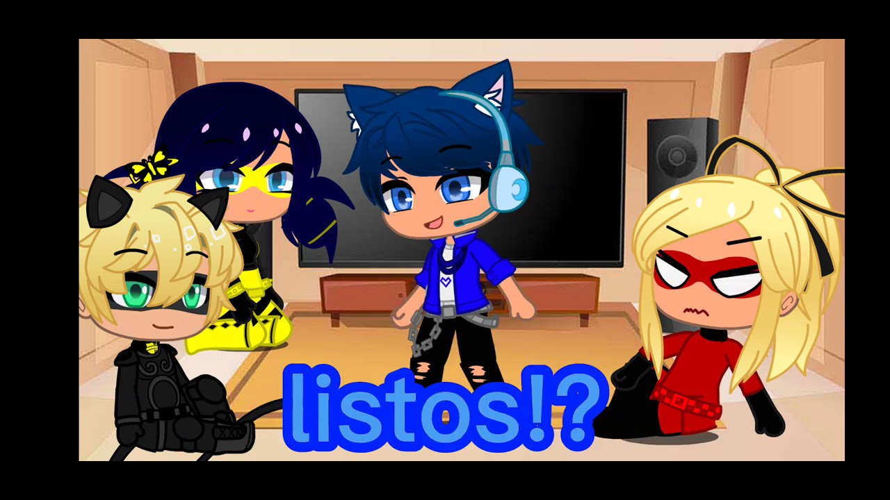 miraculous Scarlet lady reaccionan al original