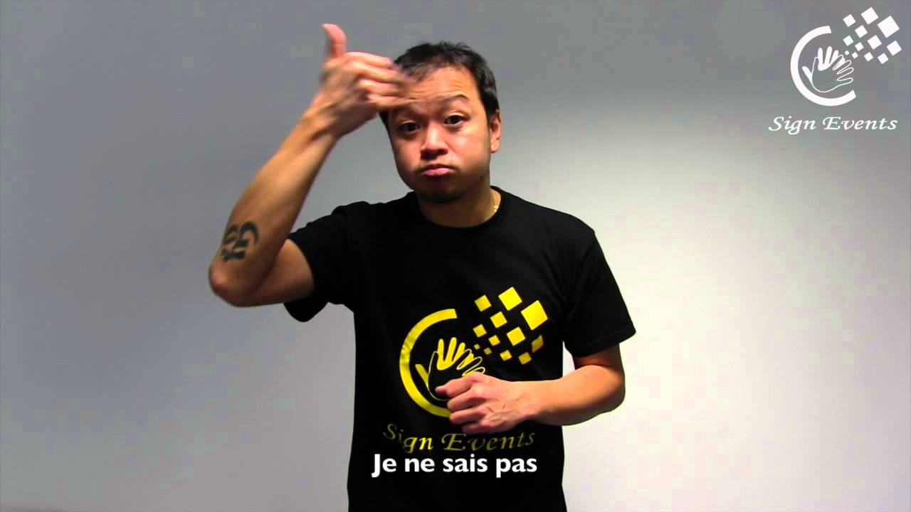Sign-Events révision A1 Verbes