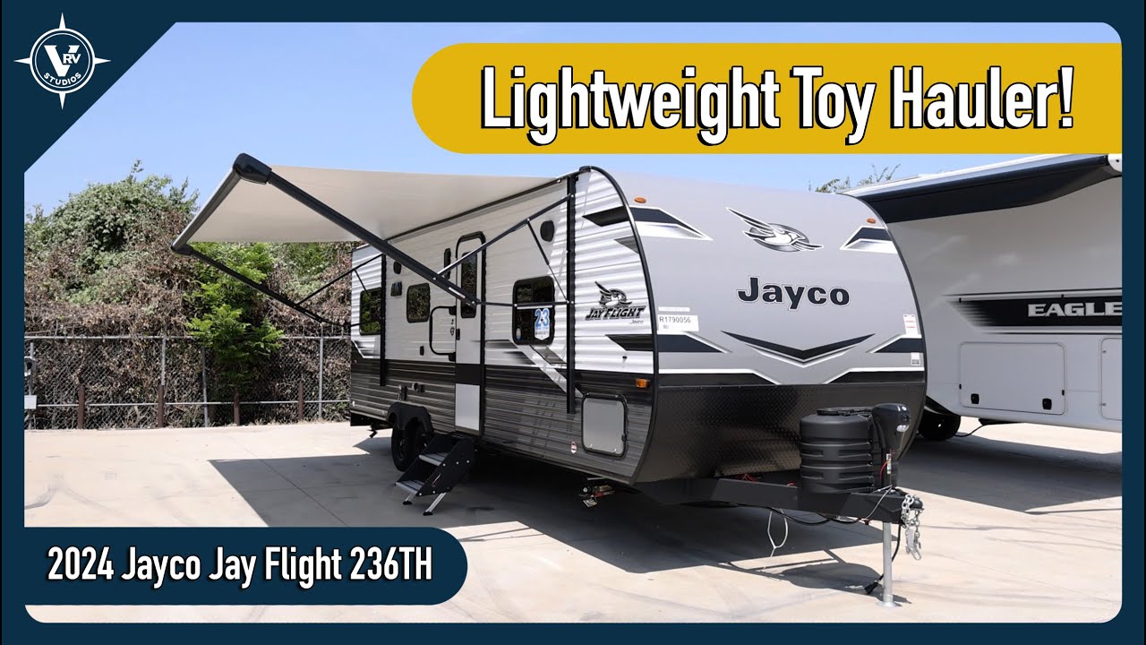 SHORTEST Toy Hauler In Jay Flight Lineup! | 2024 Jayco Jay Flight 236TH