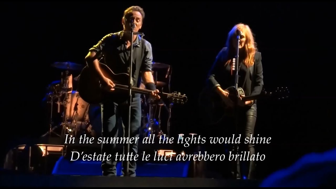 Bruce Sprintgsteen & Patti Scialfa - Mansion on the hill - lyrics & Sub ITA