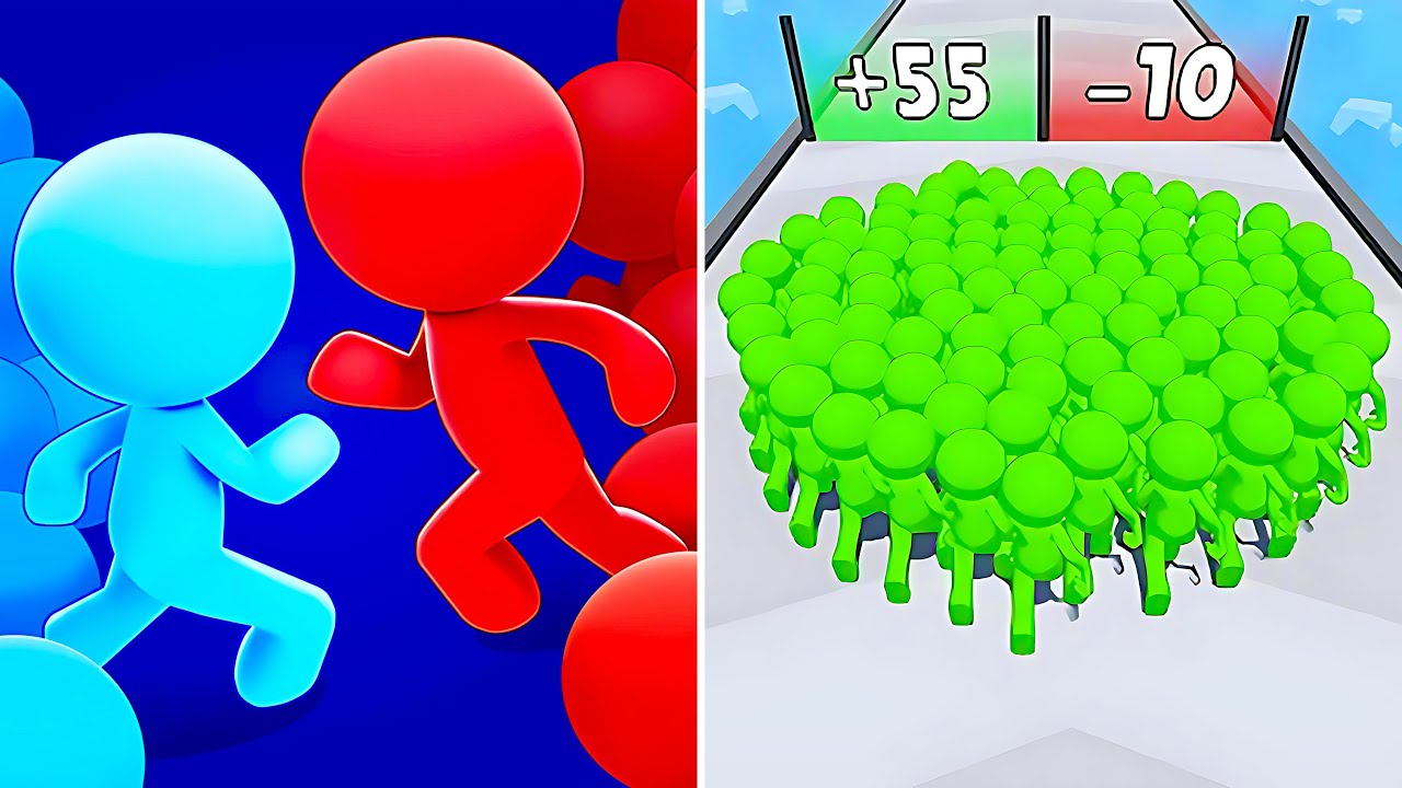 Count Stickman 3D Vs Count Run Masters Stickman💥💥🔥Max Levels Walkthrough Mobile Gameplay HH1