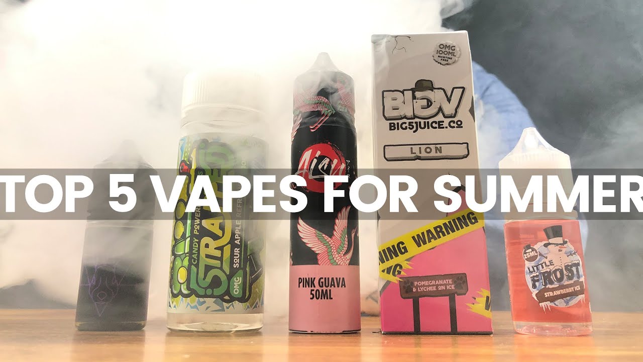 Top 5 Summer Vapes | The Best Cold Eliquids 2019