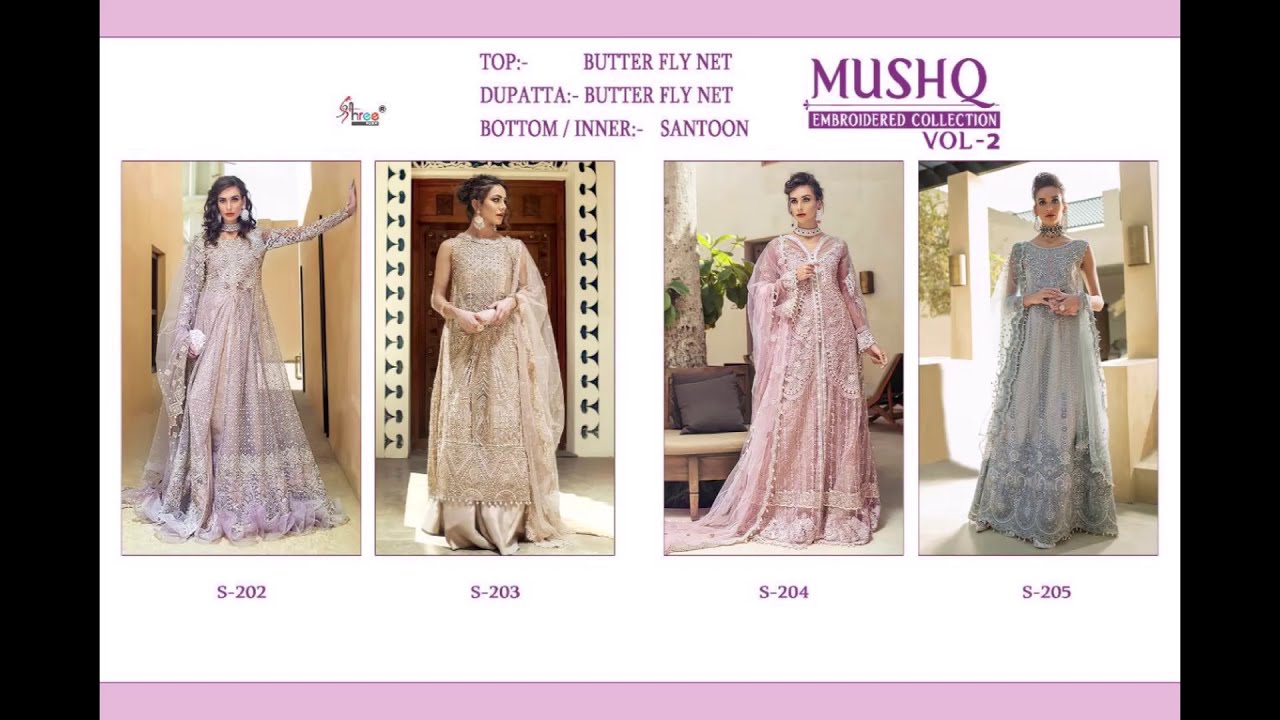 Shree Fab Mushq Vol 2 Pakistani Suit Collection || Latest Design Of Pakistani Suit 2021