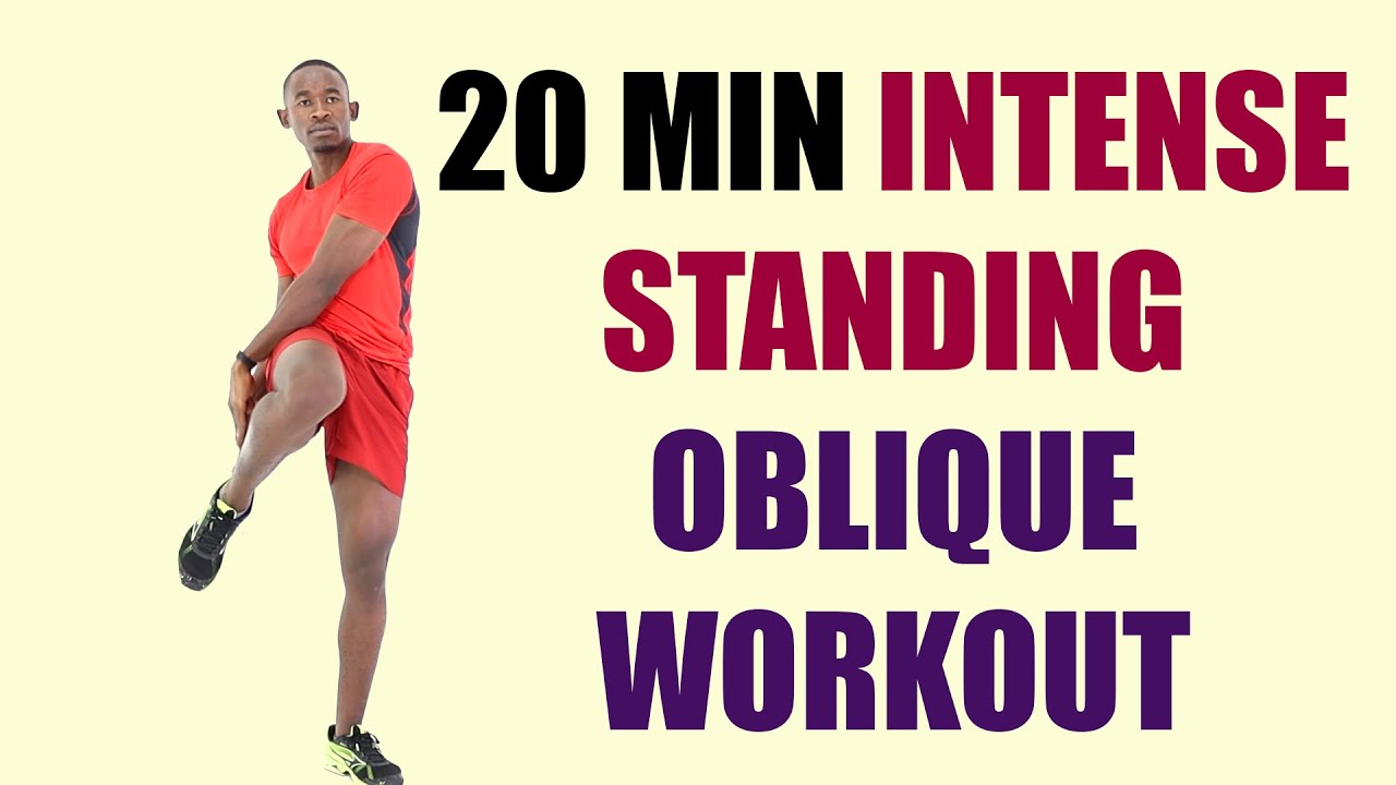 20 Minute Intense Standing Oblique Workout/ Love Handles Workout 🔥 180 Calories 🔥