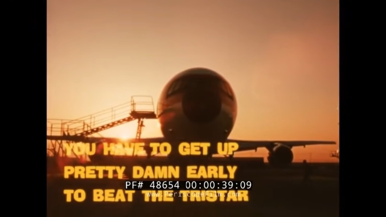LOCKHEED L-1011 TRISTAR  EASTERN AIRLINES PROMOTIONAL FILM 48654