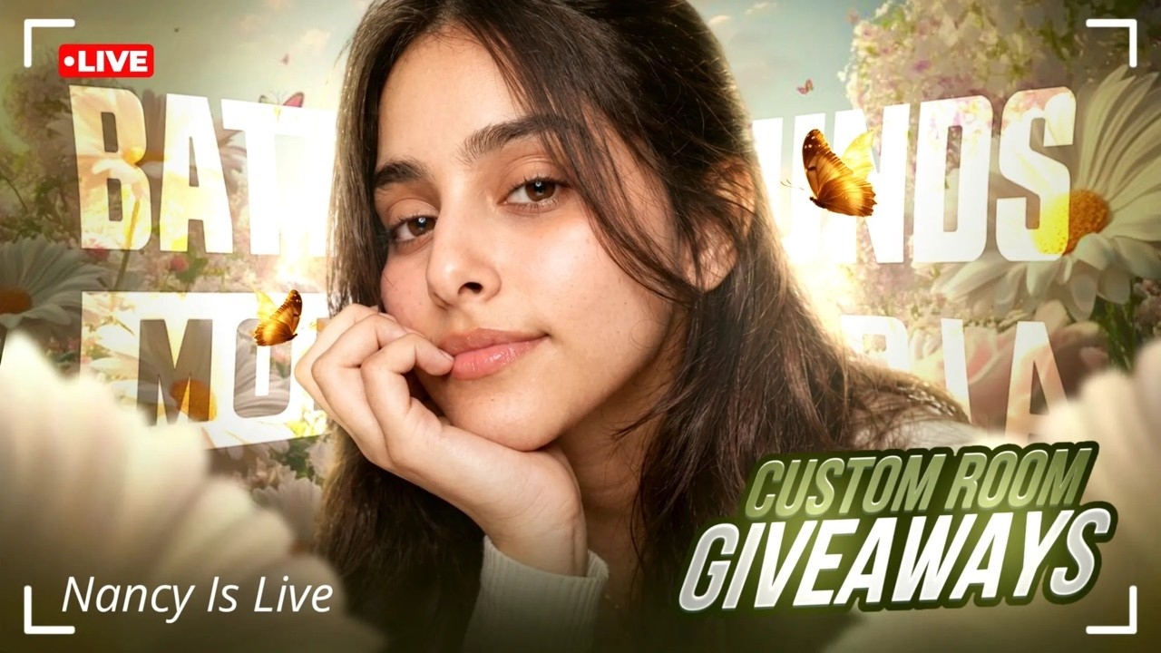 🔴 BGMI Custom Rooms LIVE - Giveaways & Fun With Nancy 🎁 | NancyIsLive0 #Live #Giveaway #Room #Bgmi