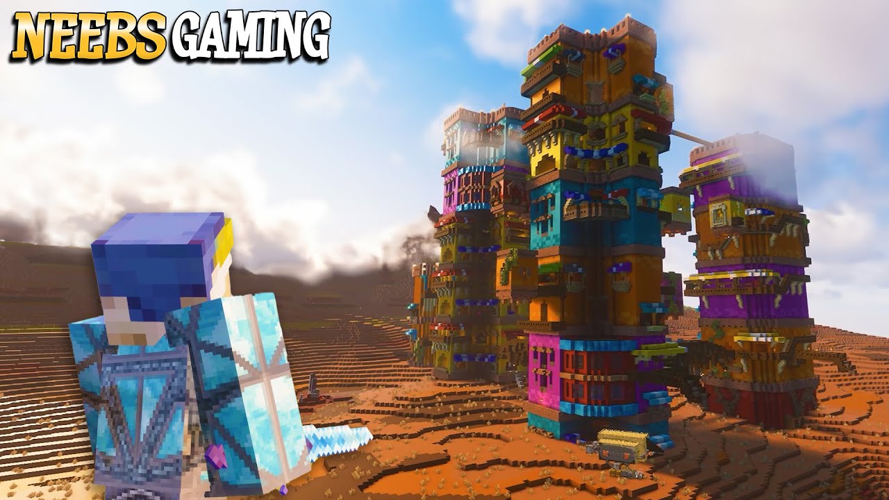 Taking On The Colorful Fortress - Modded Minecraft