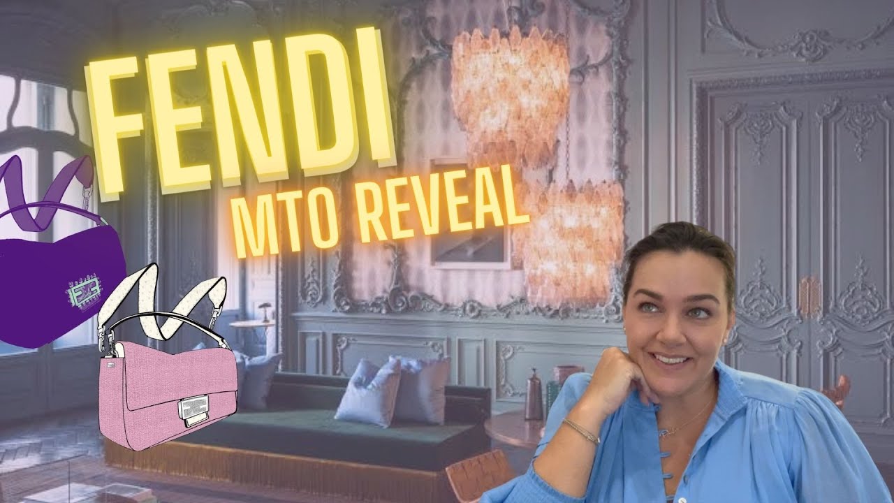 MY FENDI MADE TO ORDER REVEAL - The whole process in designing my dream bag with with Fendi Roma 💛