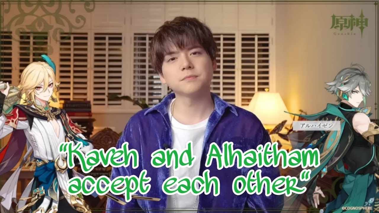 Genshin Impact Interview - Uchida Yuuma as Kaveh (Eng subs)
