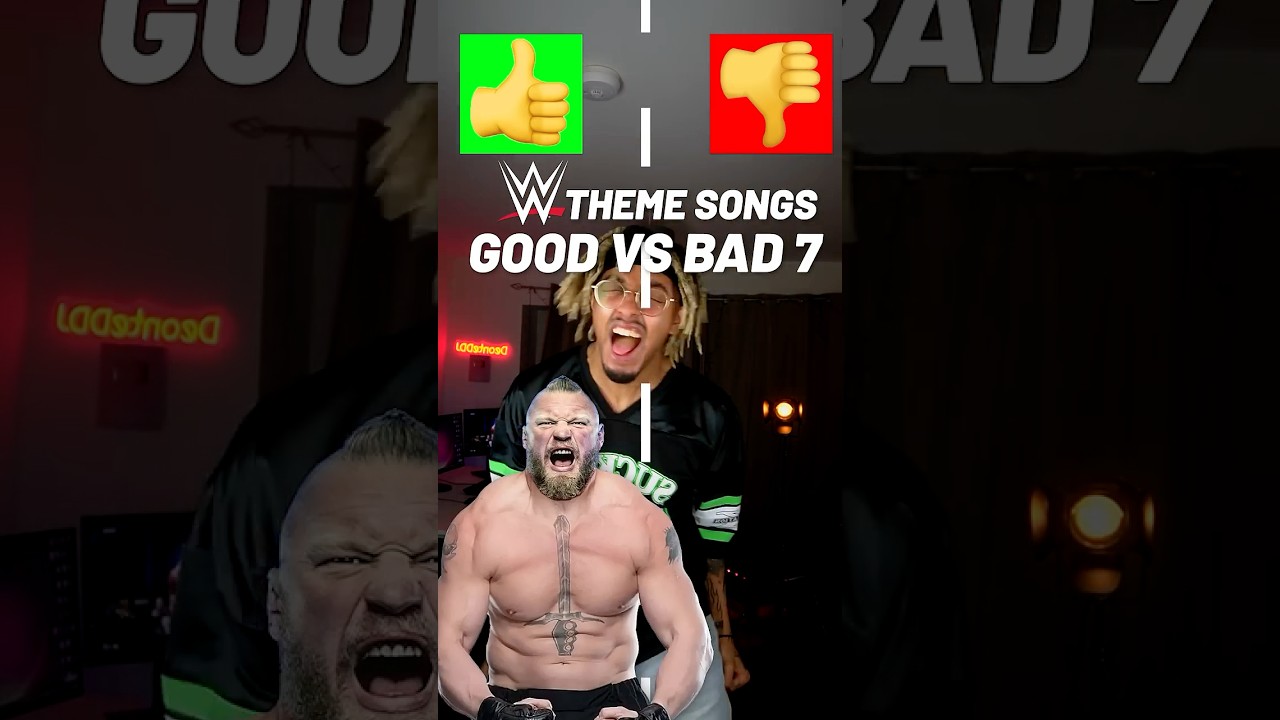 GOOD vs BAD WWE Theme Songs 7! 🟢🔴 #wwe