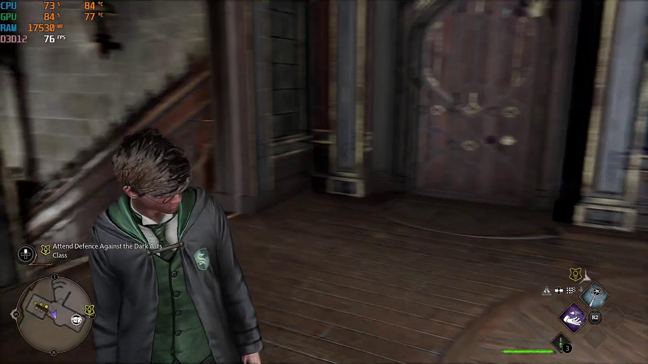 Hogwarts Legacy,performance test on Lenovo LOQ (RTX 3050 6GB + Ryzen 5 7235HS + 20GB RAM)