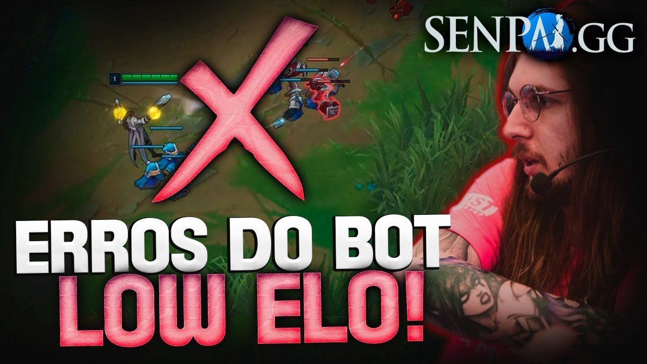 ERROS DA BOT LANE LOW ELO!