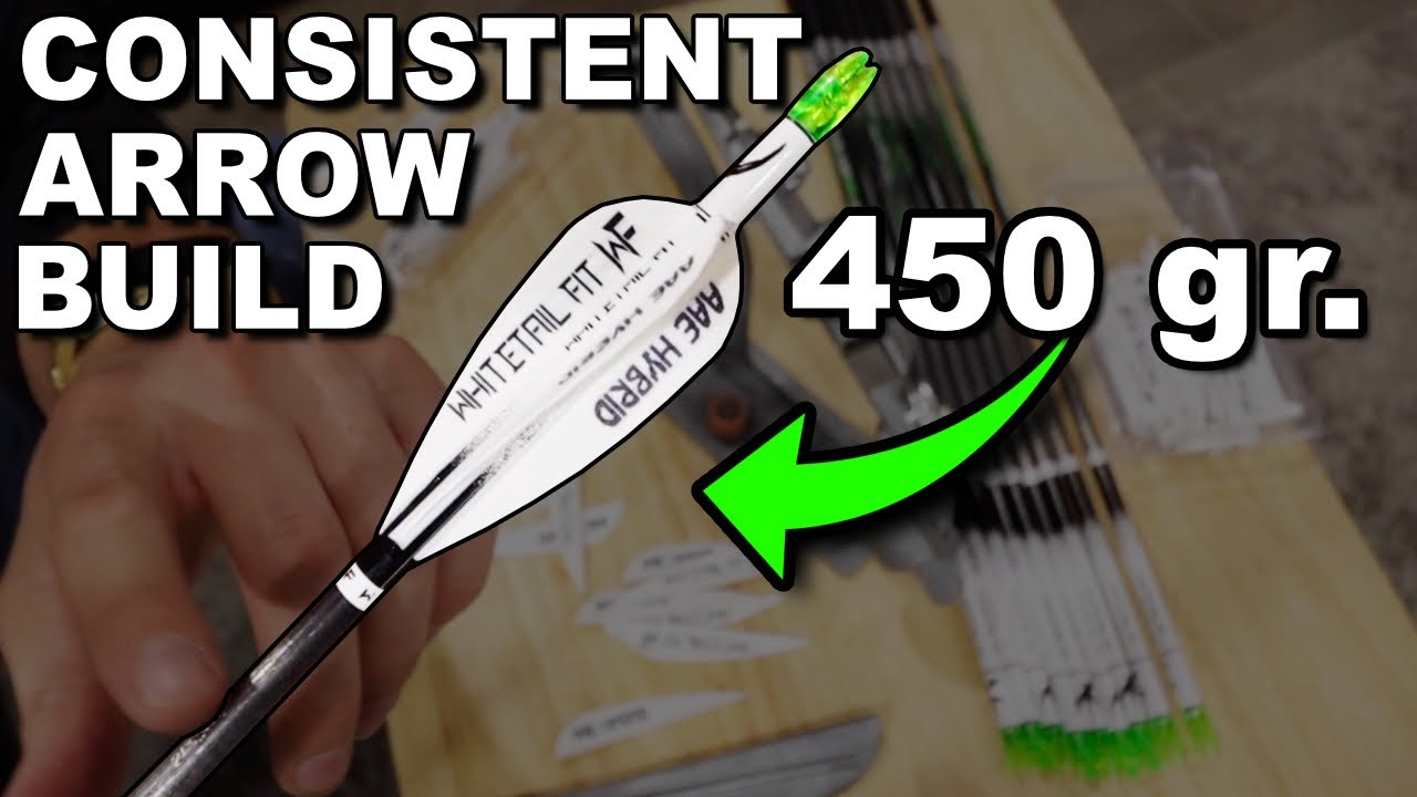 STEP by STEP Arrow Build!! 450g Easton Axis