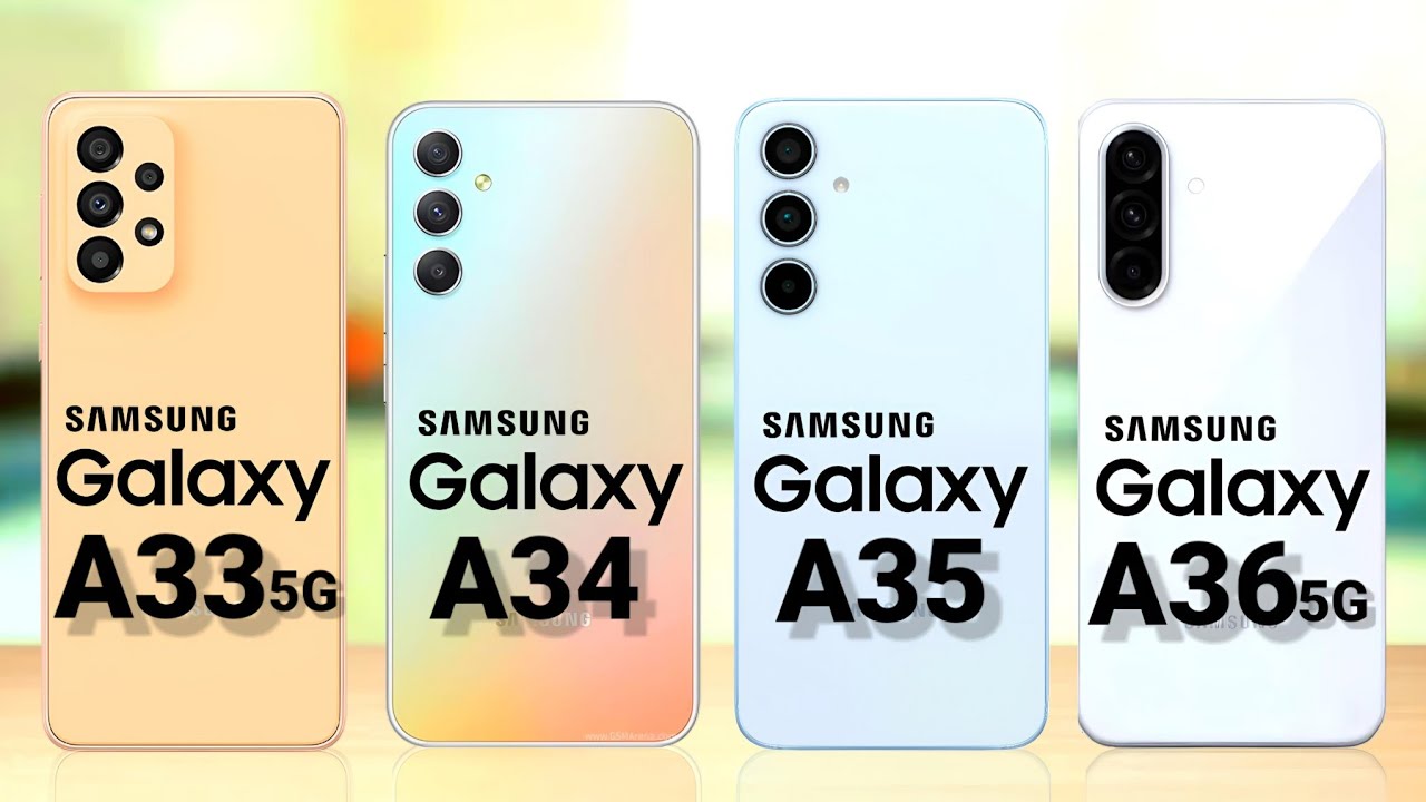 Galaxy A33 5G  vs Galaxy A34 vs Galaxy A35 Vs Galaxy A36 5G full review