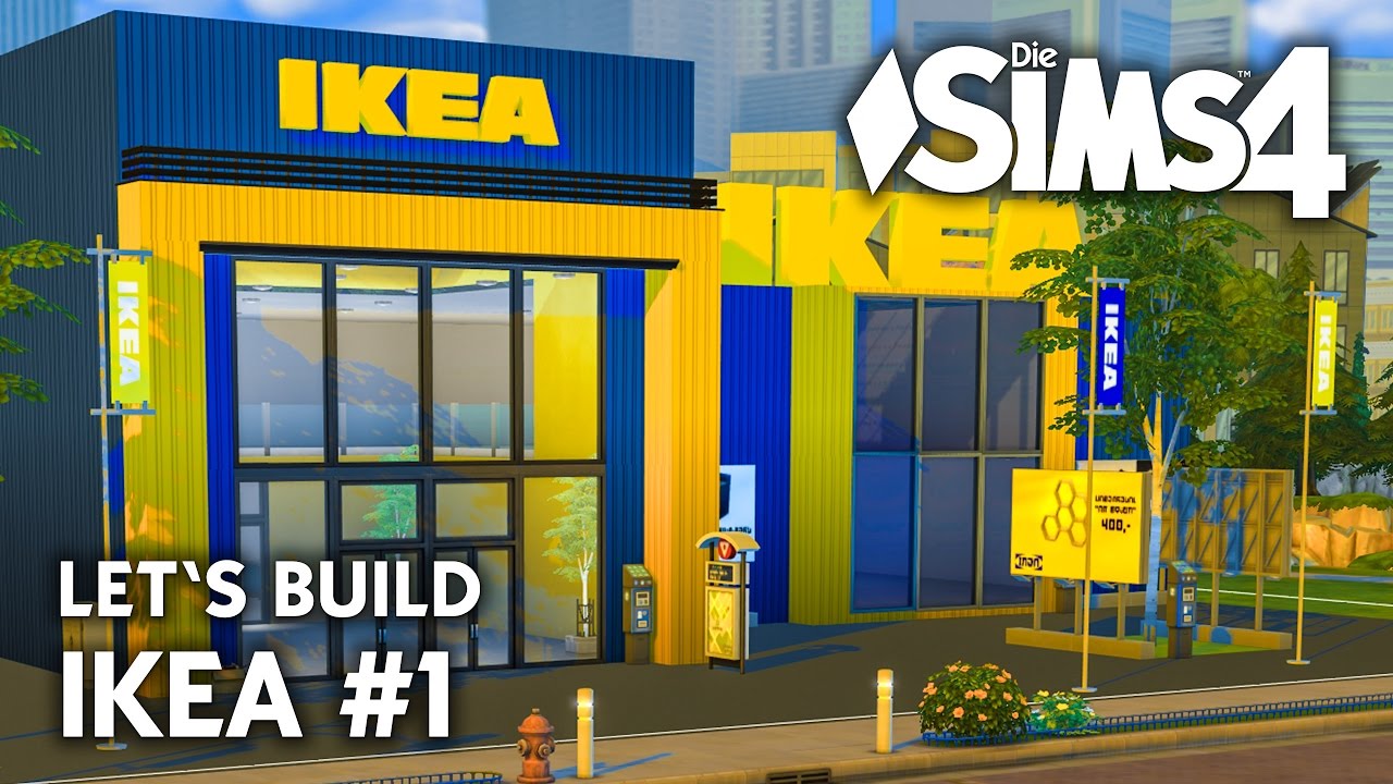 Die Sims 4 IKEA bauen | Handel #1 Let's Build mit IKEA CC-Objekten