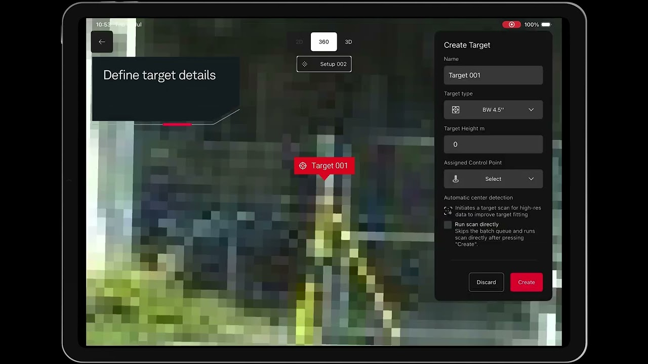 Leica Cyclone FIELD 360 - Target Picking