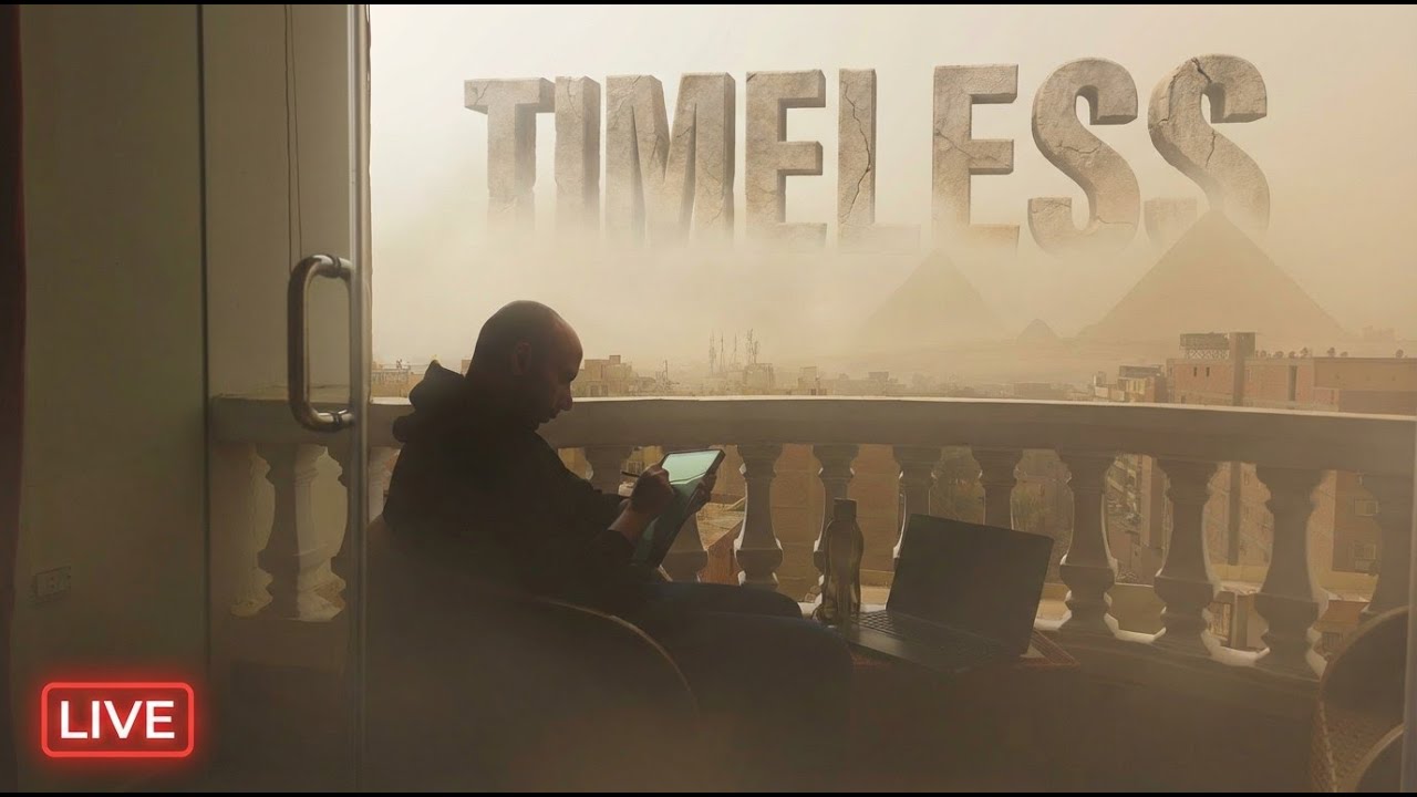 🔴 Work With Me 24/7 | Senior AI Engineer | Pyramids Desert Sand (Deep Focus - Pomodoro 50/10)