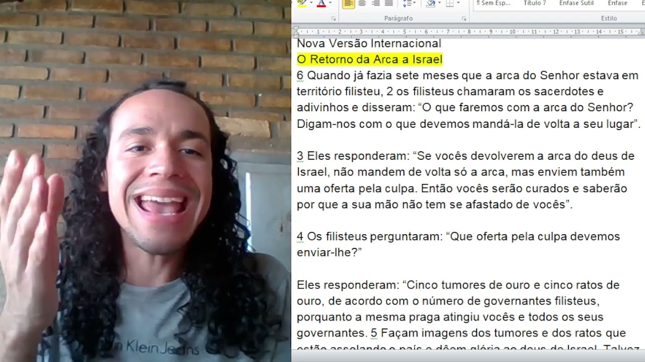 61/365 1 Samuel 5 a 8 BÍBLIA EM 2026 [02-03-26]