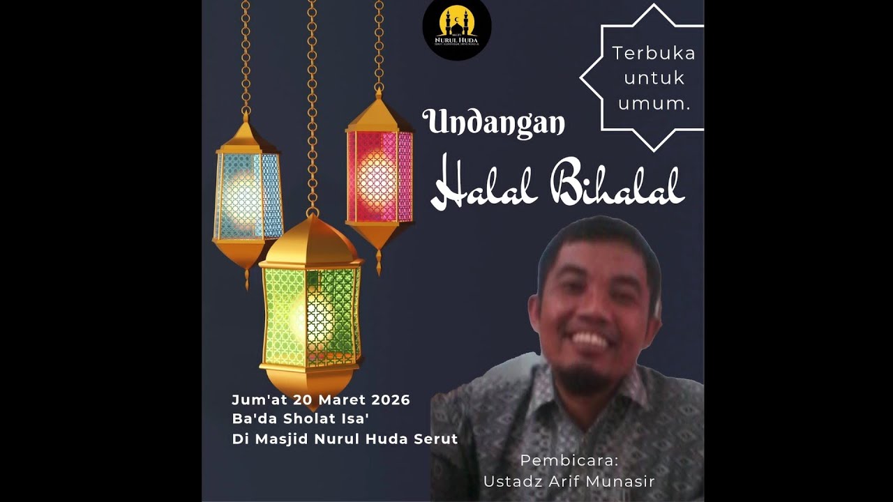 halal bihalal masjid Nurul Huda serut 