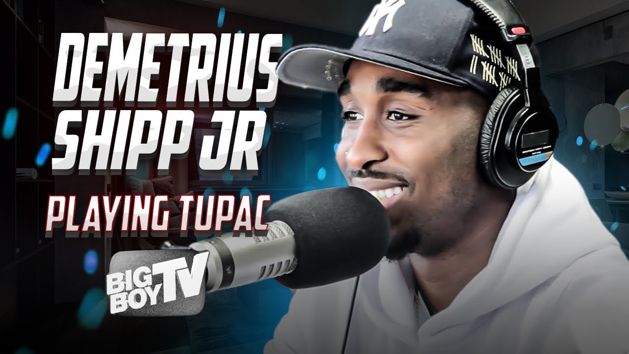 Demetrius Shipp Jr - Tupac Actor - All Eyez On Me - 2pac - Tupac Shakur - Actor Interview - BigBoyTV