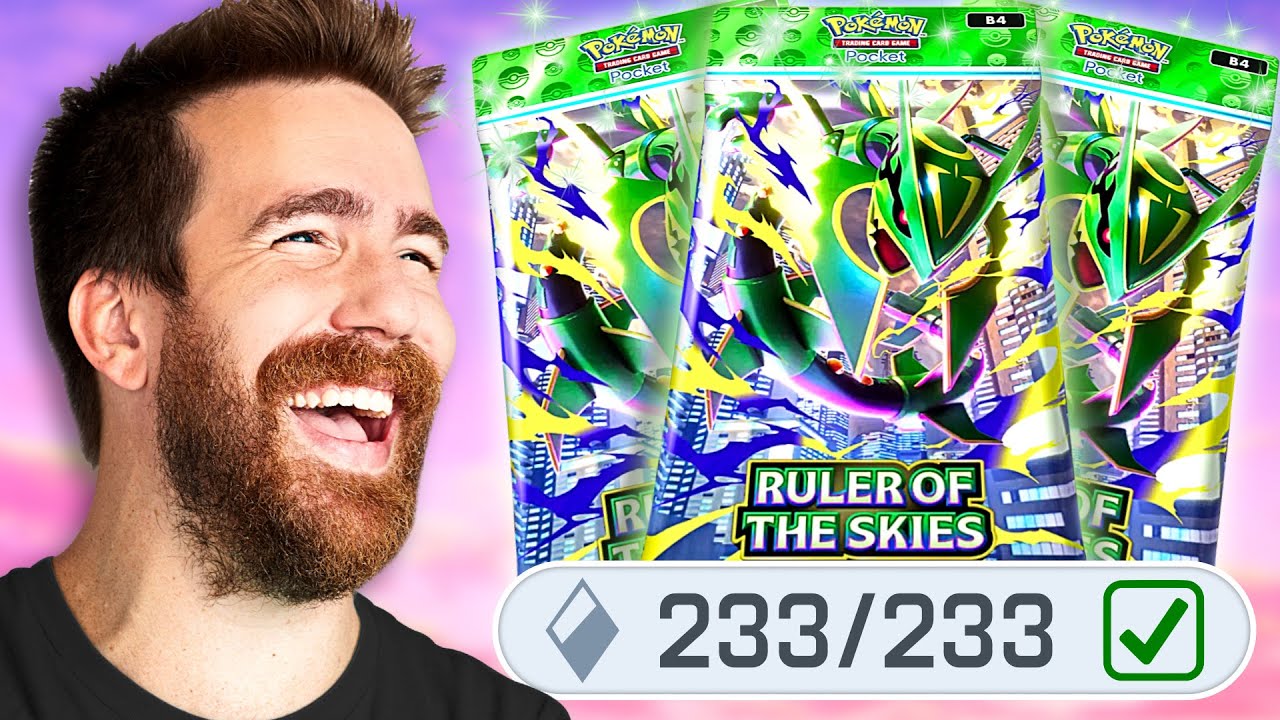     Opening MAX PACKS to Complete Ruler of the Skies | Pok&eacute;mon Pocket