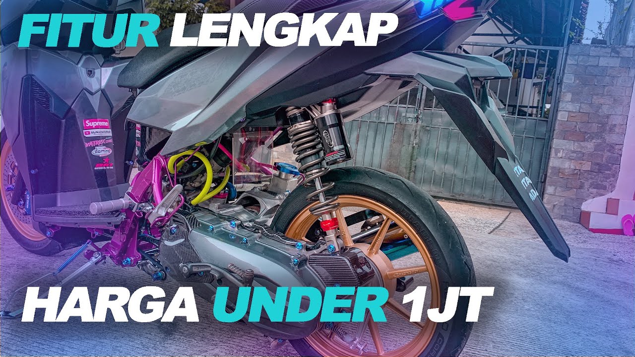 Review SHOCK KTC EXTREME Black Di Motor Vario COCOK BUAT BALAP & HARIAN