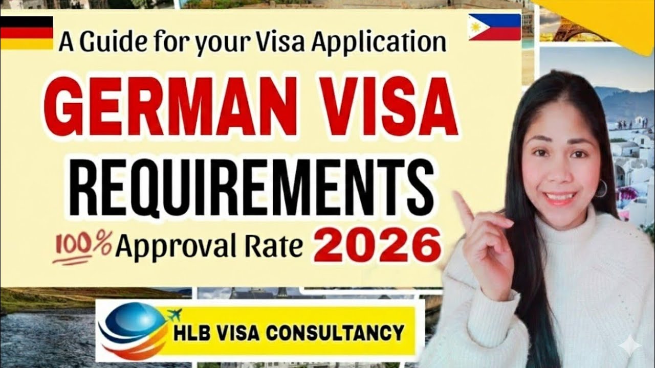 German Visit Visa Requirements for FILIPINO 2026 Update!! Sponsored Travel #visaguide #germanvisa