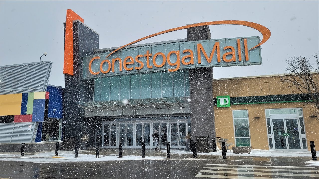 [4K] 🇨🇦  Conestoga Shopping Centre  Mall Walking Tour  in Waterloo Ontario  Canada