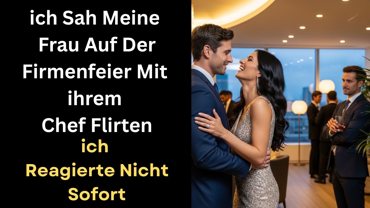 Firmenfeier mit ihrem Chef flirten – ich reagierte nicht sofort