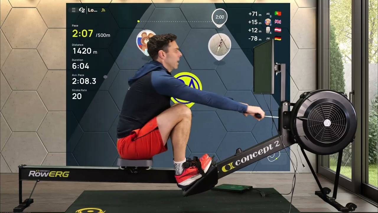 Row around 5K with Me! | Low Intensity, Follow-Along Rowing Workout with How To Breathe Tips