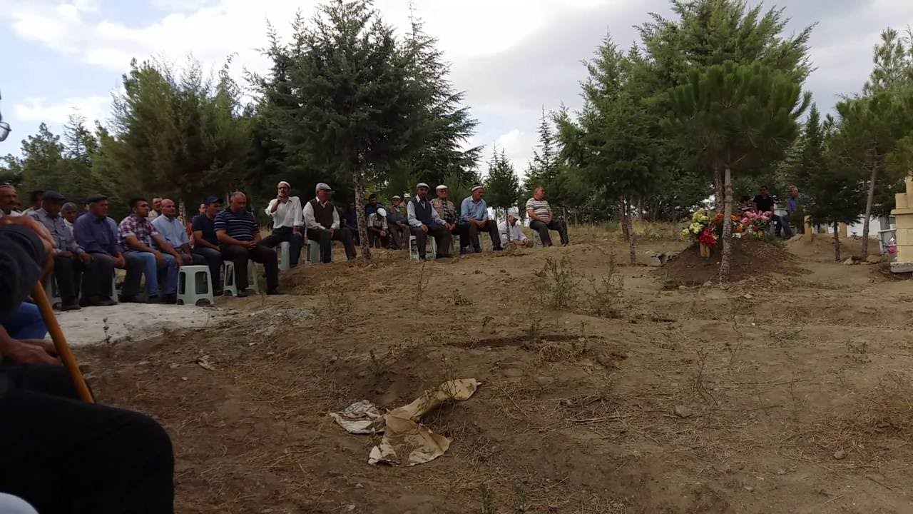 Kavak Köyü mezarlık ziyareti 1 - Burdur - 2016