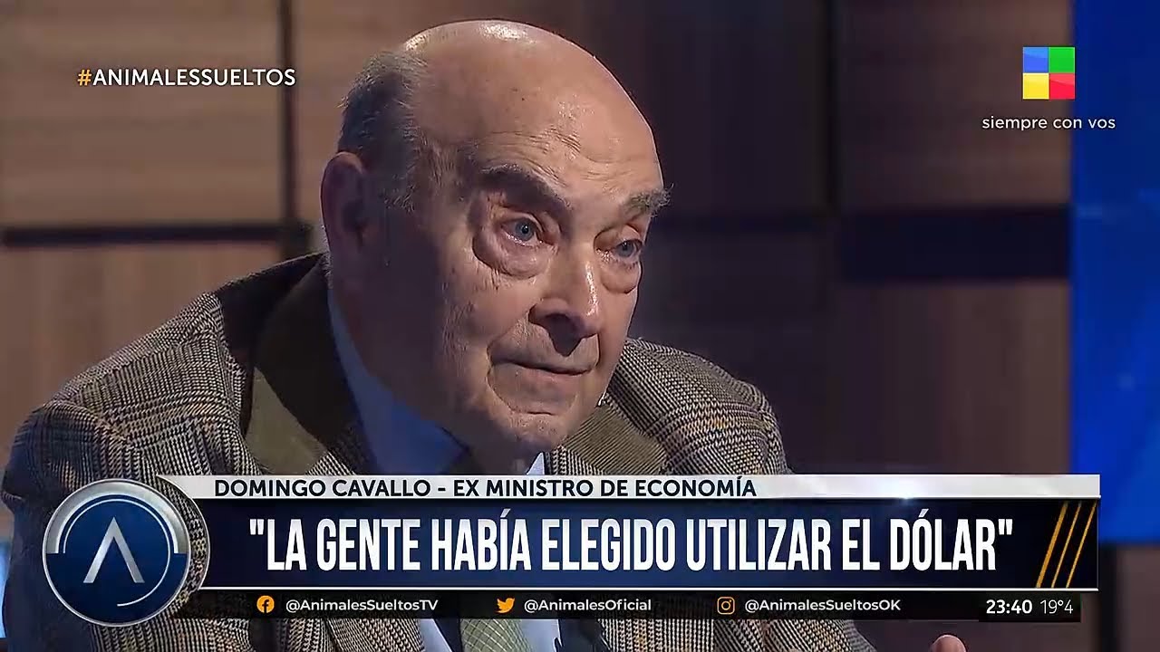 🎙️ Domingo Cavallo y el "1 a 1": "La gente había elegido utilizar el dólar"
