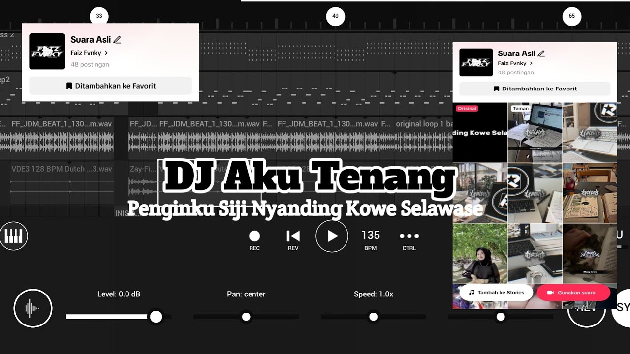 DJ Aku Tenang (Penginku Siji Nyanding Kowe Selawase) - Style Kondang Yang Lagi Viral Di TikTok