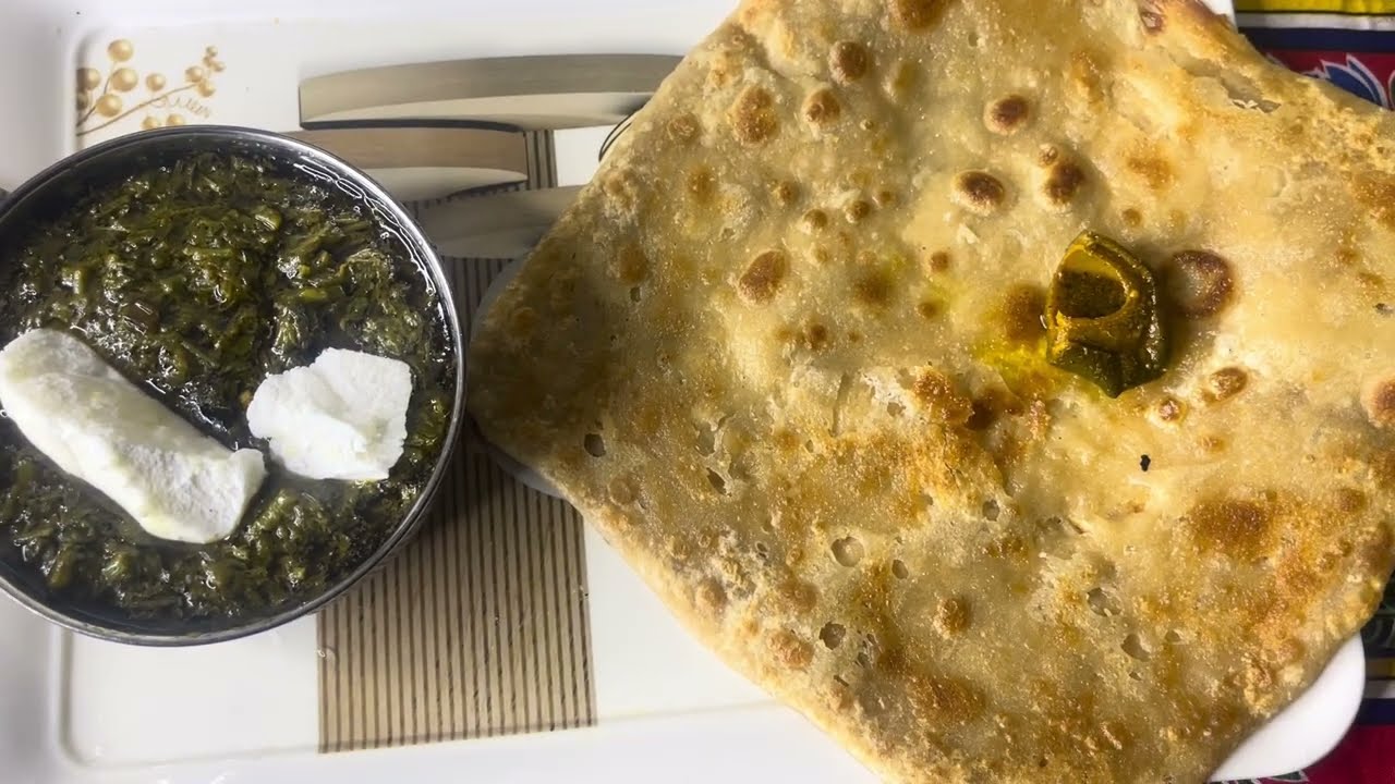 saag ko tadka lagane ka tarika | saag banane ka tarika Razish vlogs