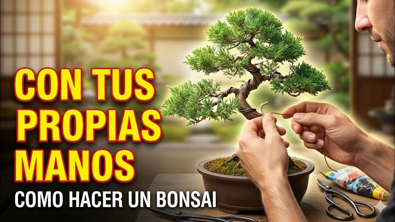 Te enseño a HACER UN BONSAI con esta técnica Infalible 👍🏻 I'll teach you how to make a bonsai 