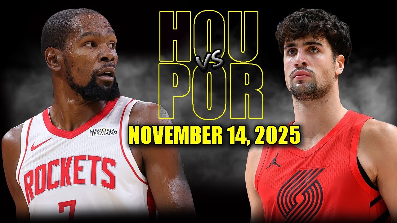 Houston Rockets vs Portland Trail Blazers Full Game Highlights - November 14, 2025 | NBA Season
